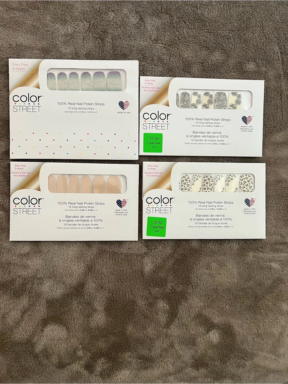 Color Street Nail Strips -10 total.